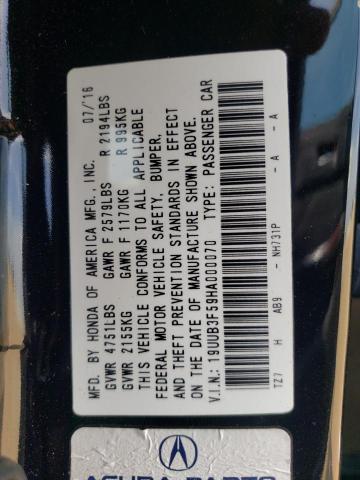 2017 ACURA TLX TECH 19UUB3F59HA000070