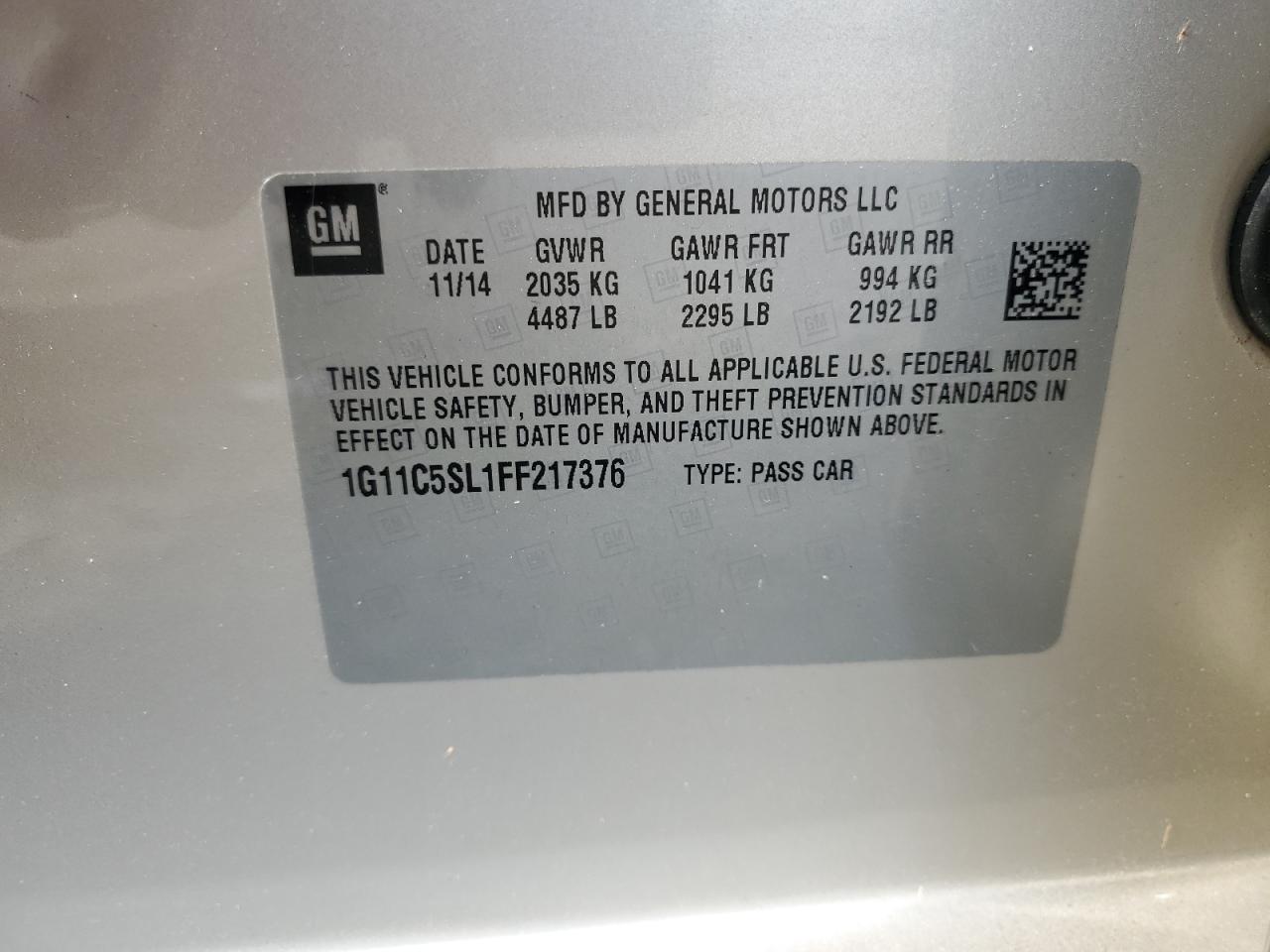 CHEVROLET MALIBU 1LT