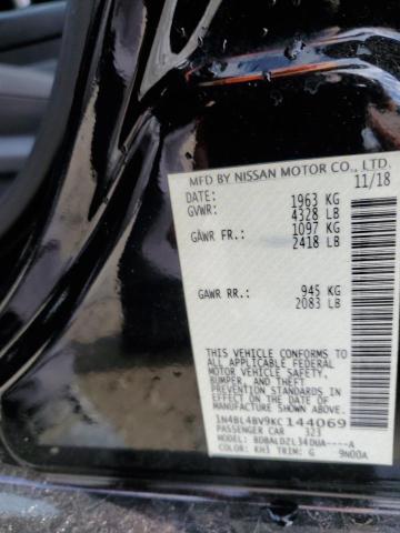 2019 NISSAN ALTIMA S 1N4BL4BV9KC144069