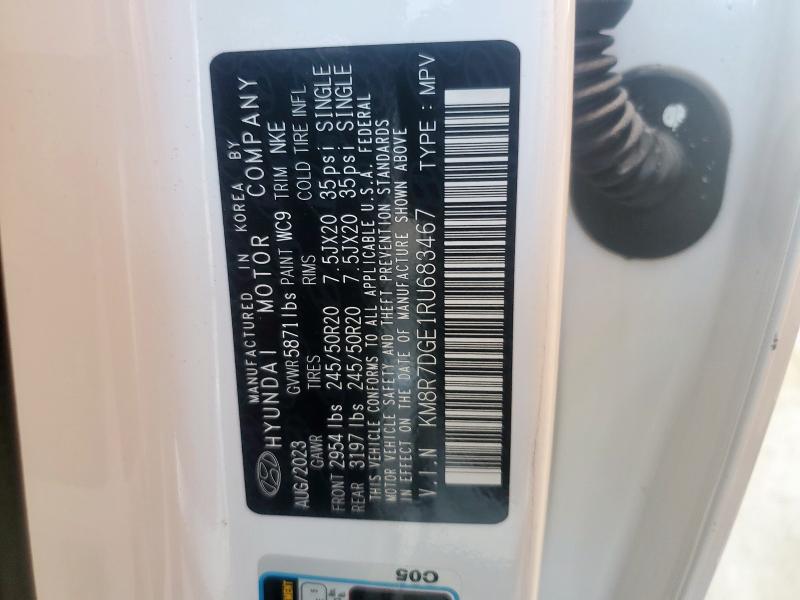 2024 HYUNDAI PALISADE C KM8R7DGE1RU683467