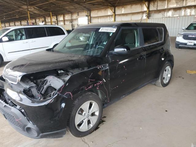 KIA SOUL 2016 black  gas KNDJN2A27G7323187 photo #1