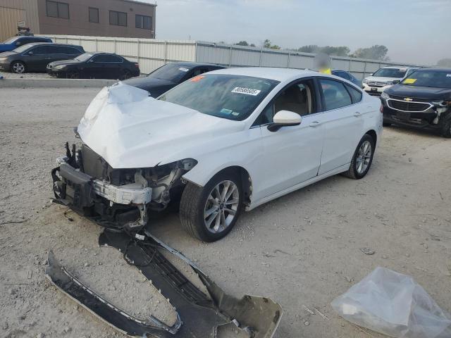 FORD FUSION SE 2020 white  gas 3FA6P0HD2LR195607 photo #1