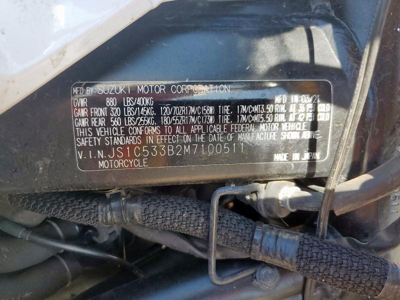 2021 SUZUKI GSX-S750 M #3303936689