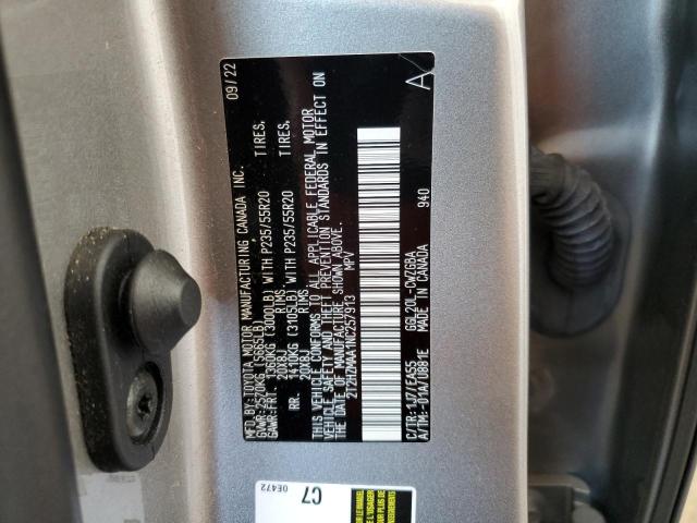2022 LEXUS RX 350 2T2HZMAA1NC257913