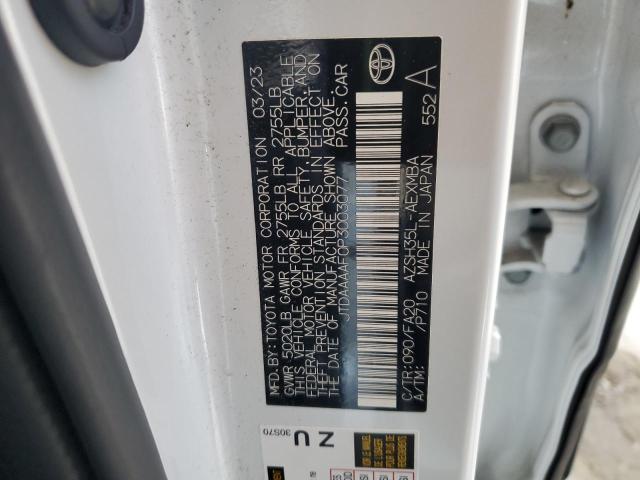 2023 TOYOTA CROWN XLE JTDAAAAF0P3003077