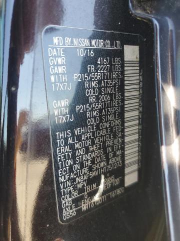 2017 NISSAN JUKE S JN8AF5MV1HT751273