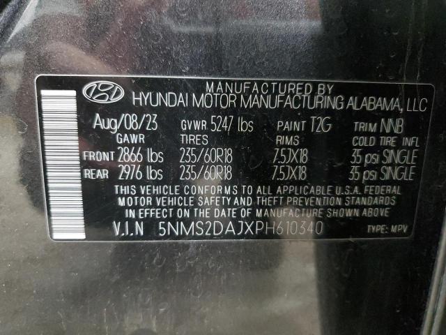 2023 HYUNDAI SANTA FE S 5NMS2DAJXPH610340
