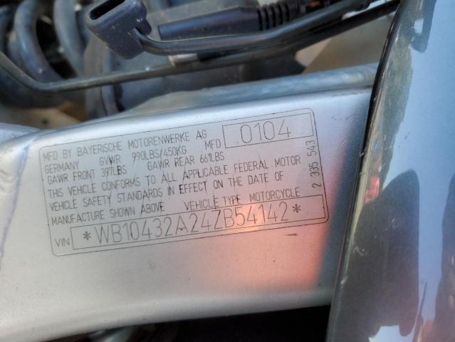 2004 BMW R1100 S - WB10432A24ZB54142
