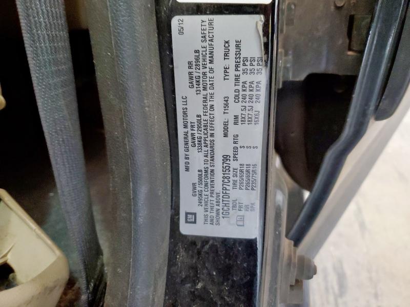 2012 CHEVROLET COLORADO L - 1GCHTDFP7C8155799