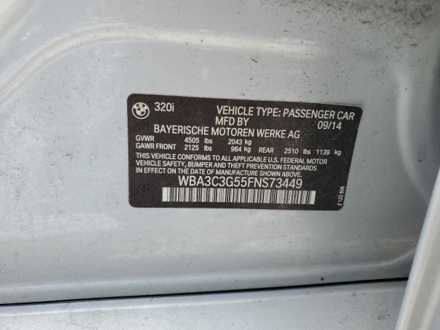 2015 BMW 320 I XDRI WBA3C3G55FNS73449