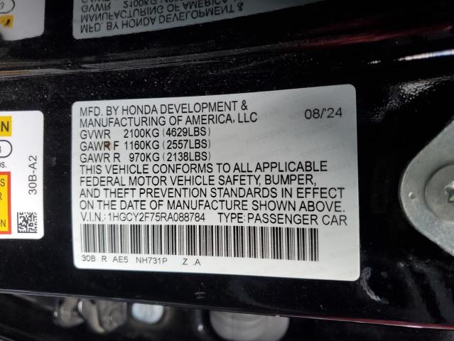 2024 HONDA ACCORD HYBRID SPORT-L 1HGCY2F75RA088784