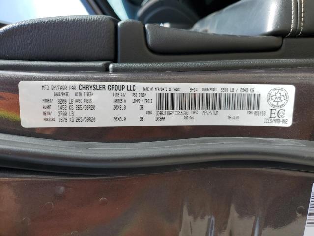 2015 JEEP GRAND CHER 1C4RJFBG2FC655608