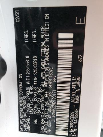 2021 LEXUS NX 300 BAS JTJSARBZ2M2190171