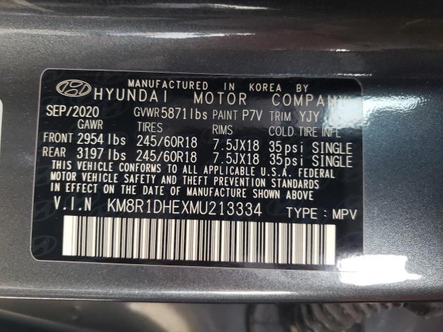 2021 HYUNDAI PALISADE S KM8R1DHEXMU213334