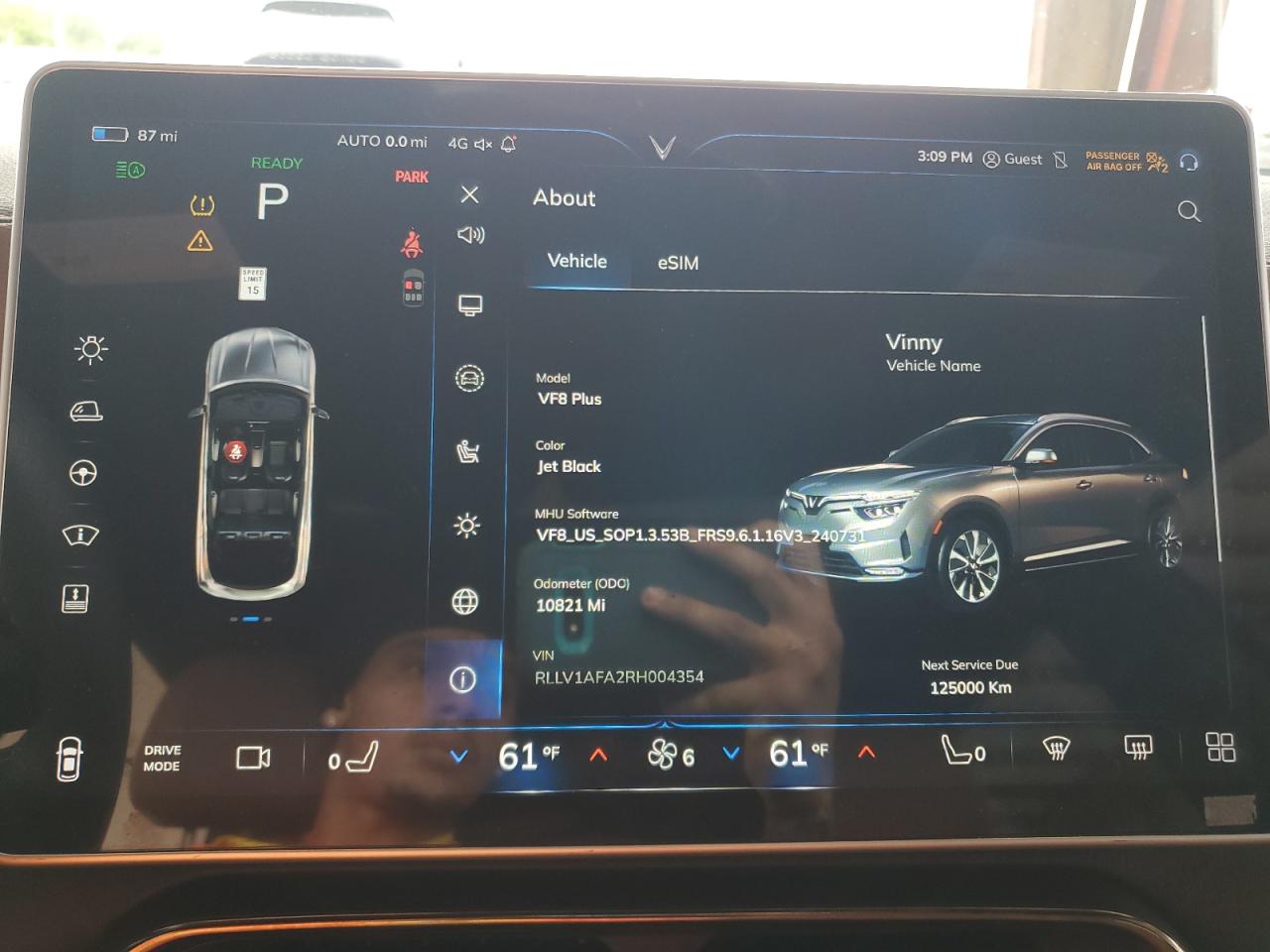 Lot #3302728111 2024 VINFAST TRADING AND PRODU VF 8 PLUS