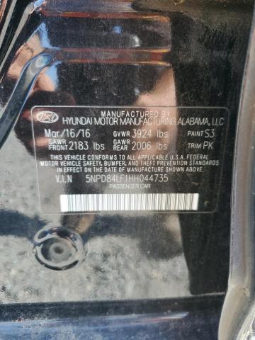 2017 HYUNDAI ELANTRA SE 5NPD84LF1HH044735