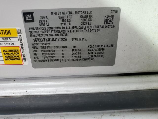 2016 GMC ACADIA DEN 1GKKVTKD1GJ120829