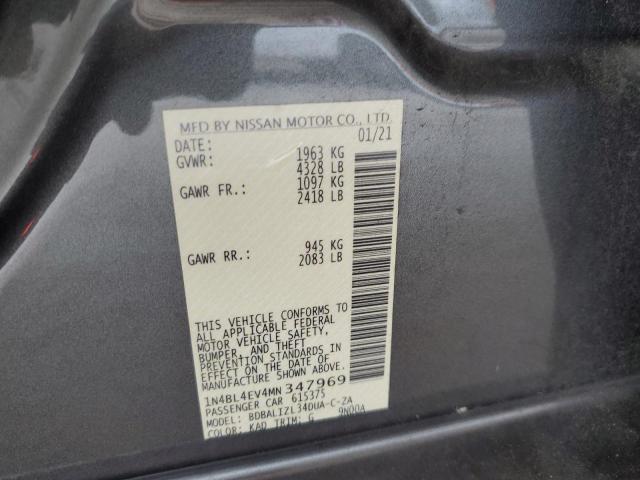 2021 NISSAN ALTIMA SL 1N4BL4EV4MN347969