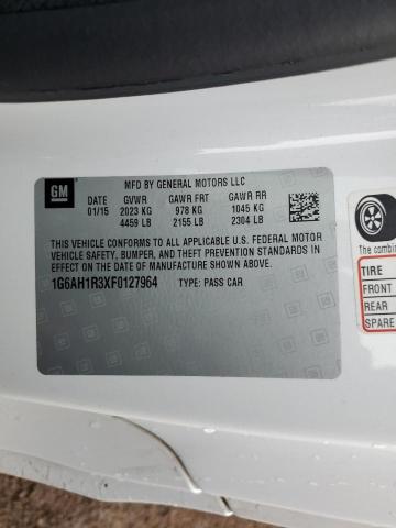 2015 CADILLAC ATS LUXURY 1G6AH1R3XF0127964