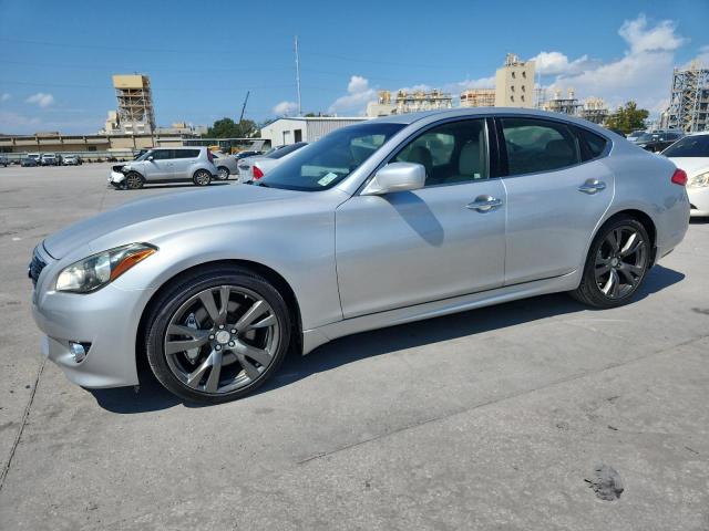 INFINITI M37 2013 silver sedan 4d gas JN1BY1AP8DM510598 photo #1