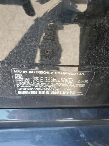 2021 BMW X7 XDRIVE40I 5UXCW2C00M9E80708