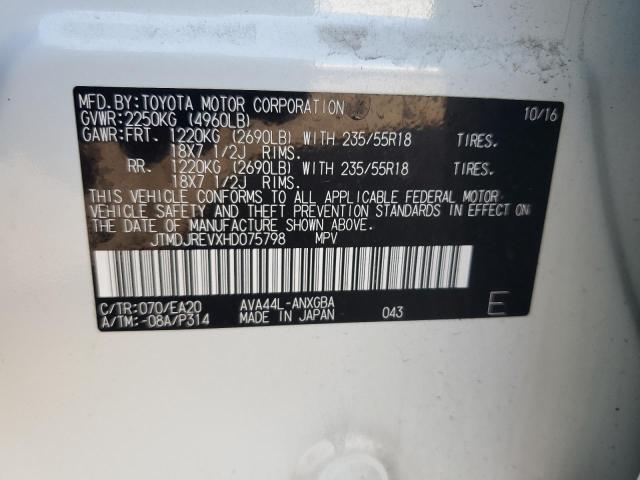 2017 TOYOTA RAV4 HV LI JTMDJREVXHD075798