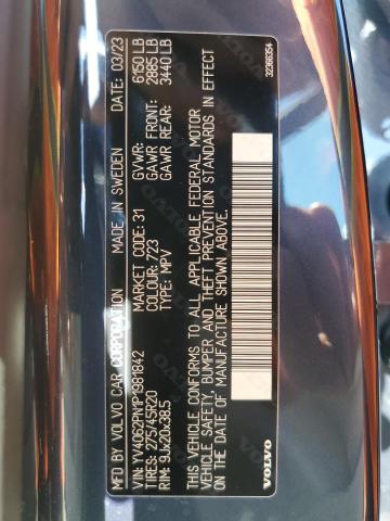 2023 VOLVO XC90 PLUS YV4062PN1P1981842