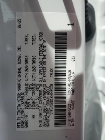 2025 TOYOTA TUNDRA CREWMAX SR 5TFLA5AB1SX049550