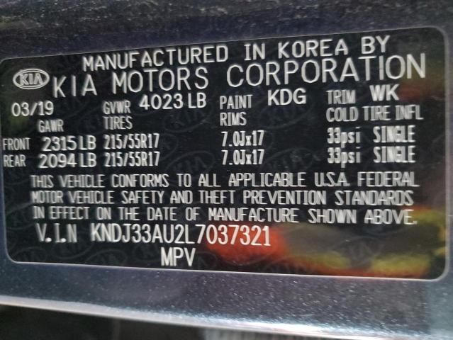 2020 KIA SOUL EX KNDJ33AU2L7037321