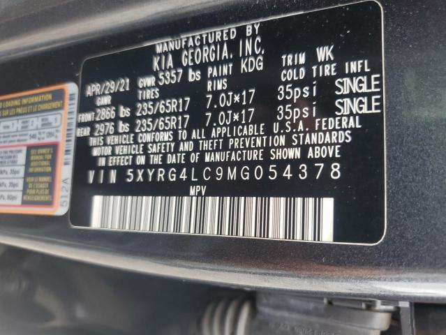 2021 KIA SORENTO LX 5XYRG4LC9MG054378