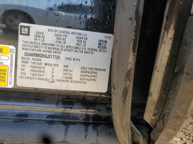 2016 BUICK ENCLAVE #3291337155