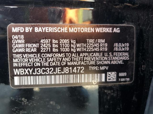 2018 BMW X2 SDRIVE28I WBXYJ3C32JEJ81472