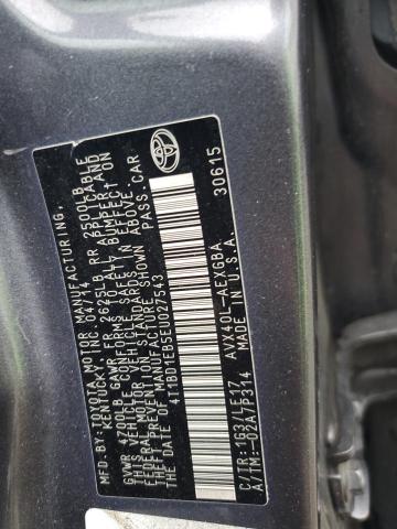 2014 TOYOTA AVALON HYB - 4T1BD1EB5EU027543