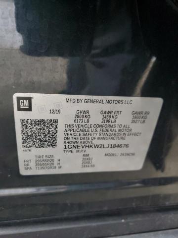 2020 CHEVROLET TRAVERSE LT 1GNEVHKW2LJ184676