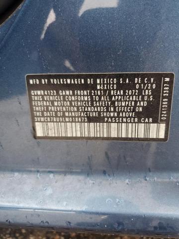 2020 VOLKSWAGEN JETTA S 3VWCB7BU9LM018673