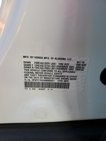 2019 HONDA PASSPORT S 5FNYF7H24KB005321