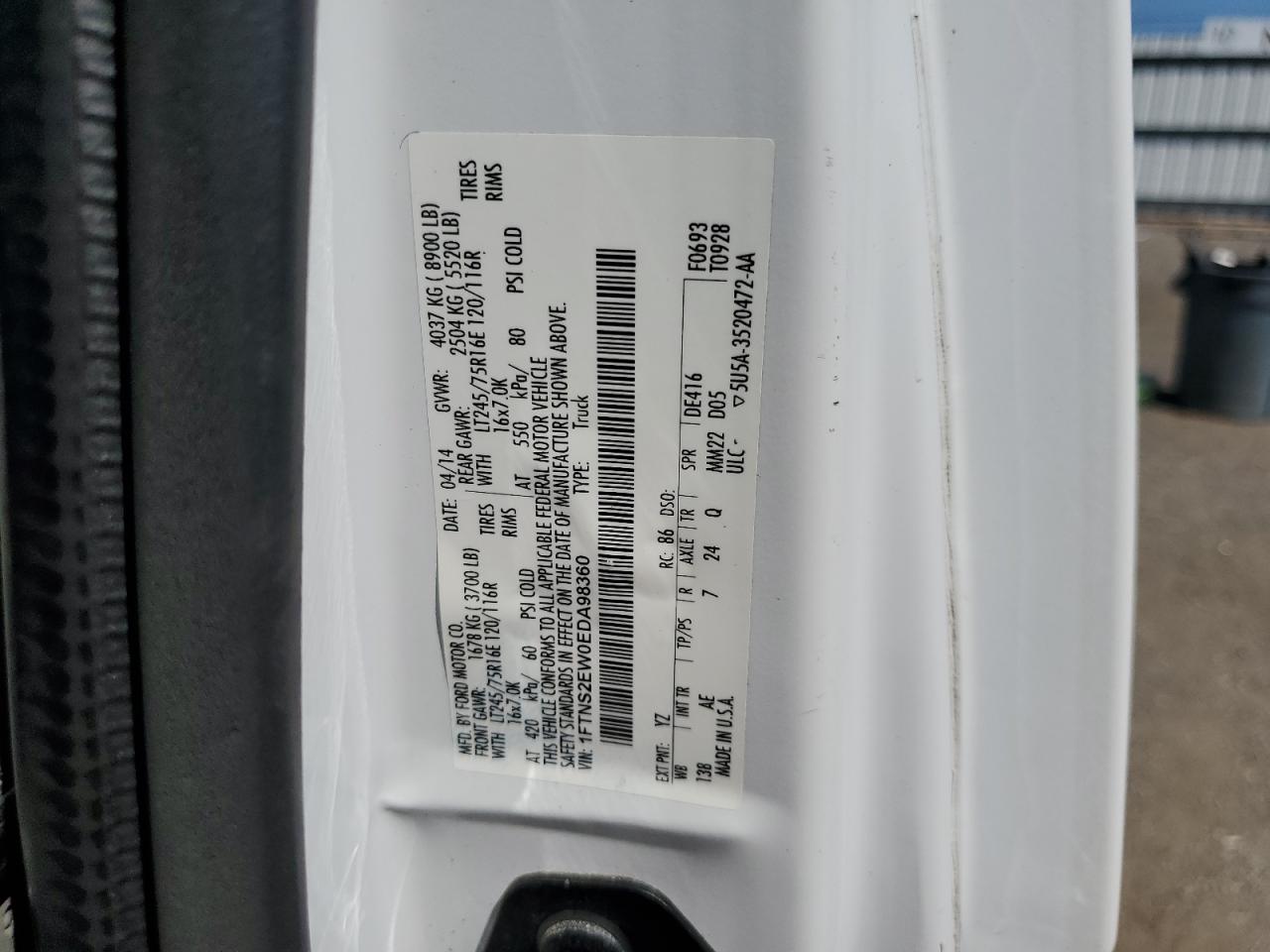 FORD ECONOLINE E250 VAN