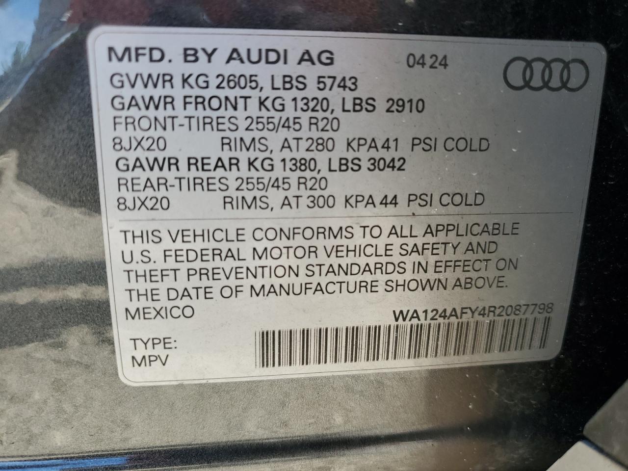 AUDI SQ5 SPORTBACK PREMIUM PLUS