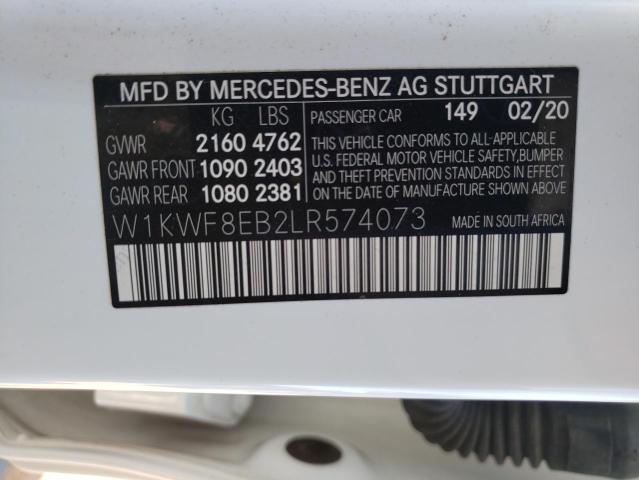 2020 MERCEDES-BENZ C 300 4MAT W1KWF8EB2LR574073