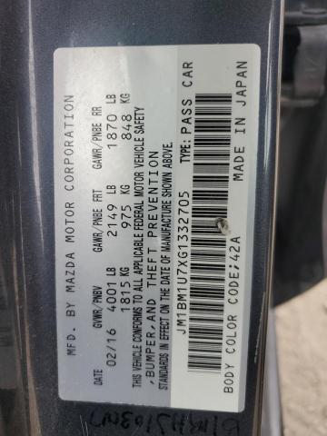 2016 MAZDA 3 SPORT JM1BM1U7XG1332705