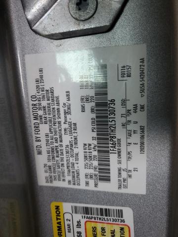 2020 FORD MUSTANG - 1FA6P8TH2L5130736