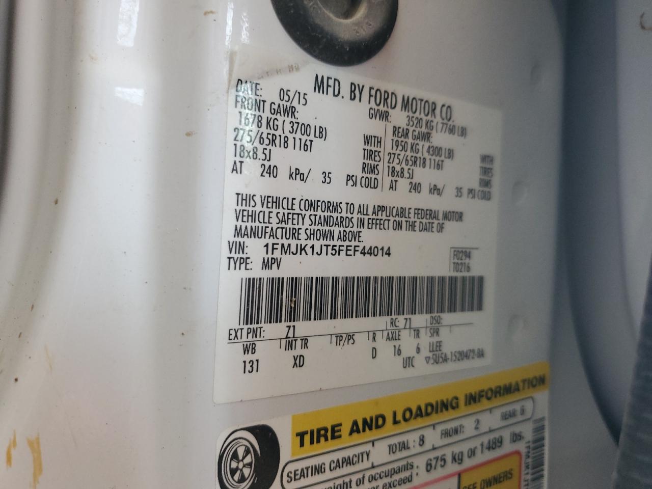 FORD EXPEDITION EL XLT