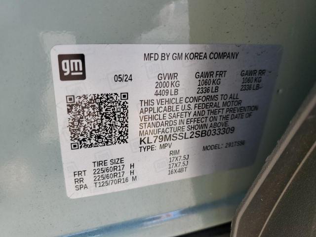 2025 CHEVROLET TRAILBLAZER ACTIV KL79MSSL2SB033309