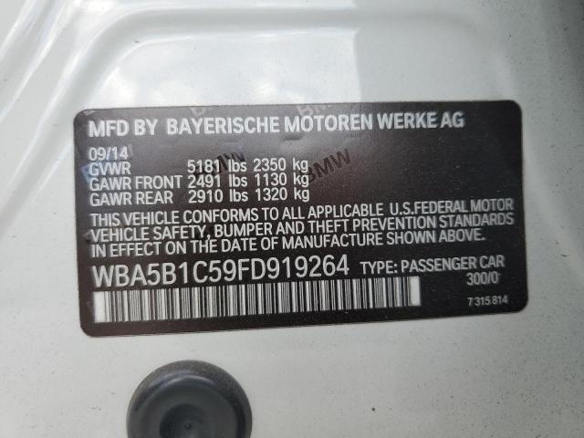 2015 BMW 535 I WBA5B1C59FD919264