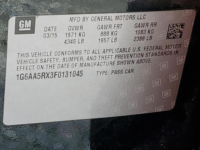 2015 CADILLAC ATS - 1G6AA5RX3F0131045