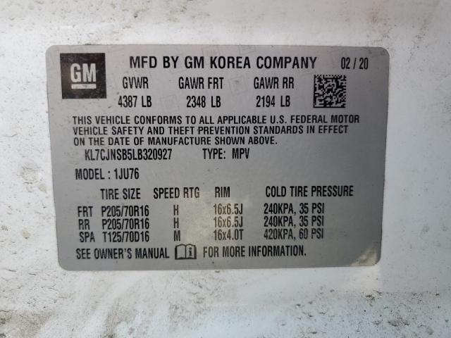 2020 CHEVROLET TRAX LS #3266819922