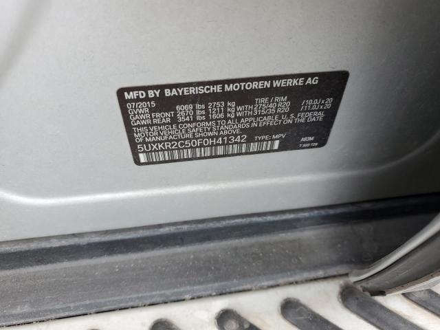 2015 BMW X5 SDRIVE3 5UXKR2C50F0H41342