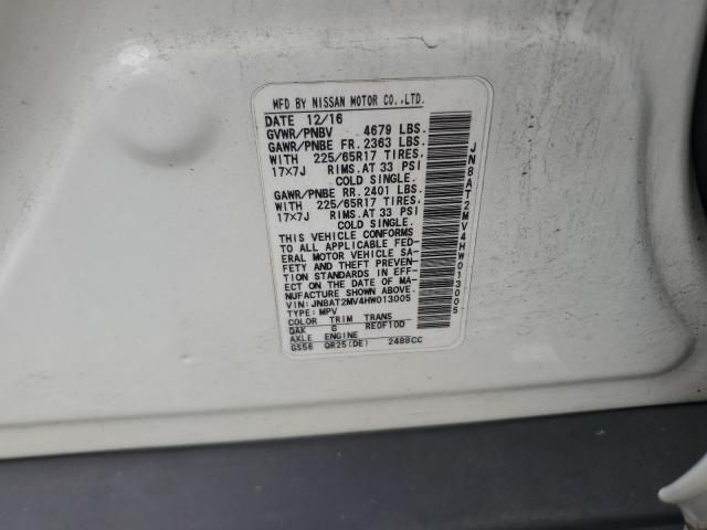 2017 NISSAN ROGUE S JN8AT2MV4HW013005