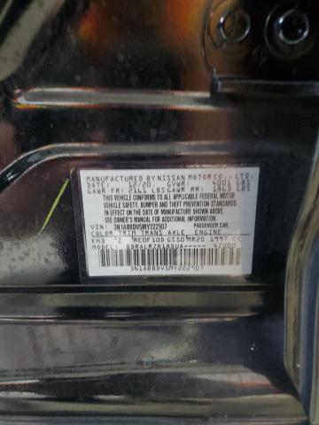 2021 NISSAN SENTRA SR - 3N1AB8DV5MY222907