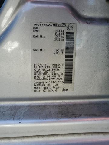 2020 NISSAN ALTIMA S 1N4BL4BVXLC261256